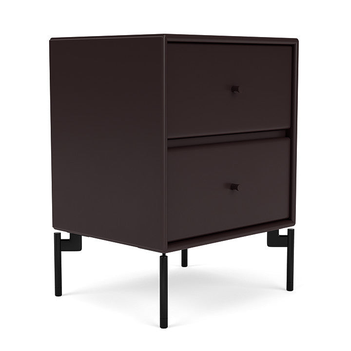 Montana Drift Drawer Module With Legs, Balsamic/Black