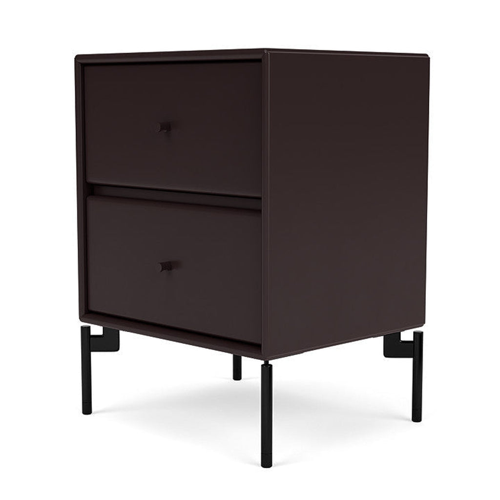 Montana Drift Drawer Module With Legs, Balsamic/Black