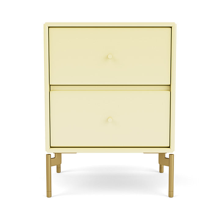 Montana Drift Drawer Module With Legs, Camomile/Brass