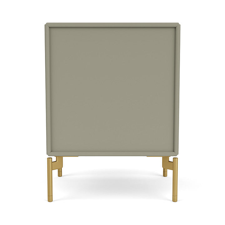 Montana Drift Drawer Module With Legs, Fennel/Brass