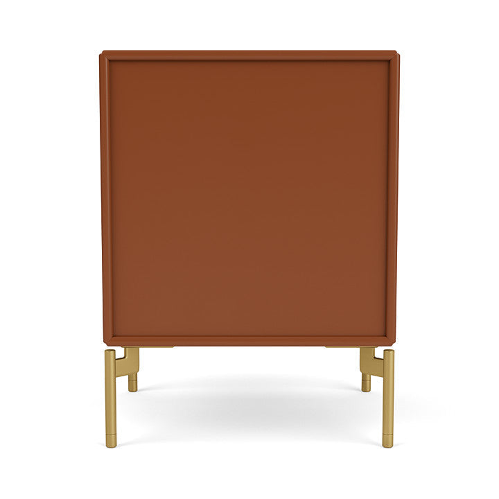 Montana Drift Drawer Module With Legs, Hazelnut/Brass