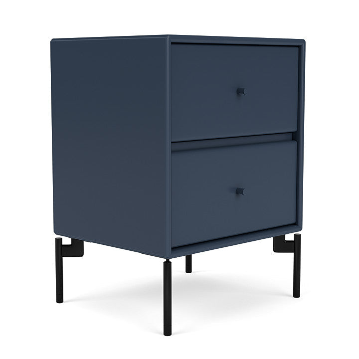 Montana Drift Drawer Module With Legs, Juniper/Black