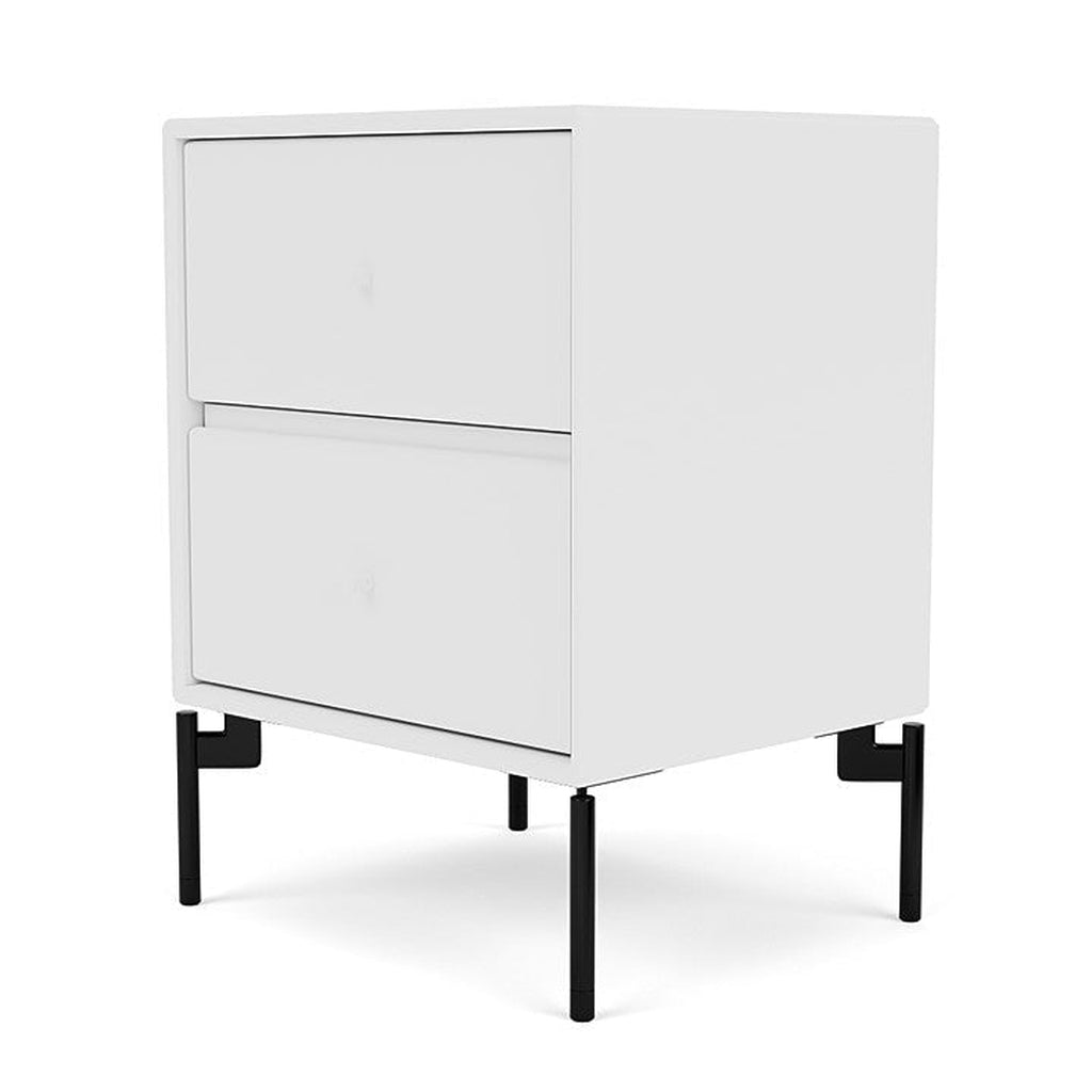 Montana Drift Drawer Module With Legs, New White/Black