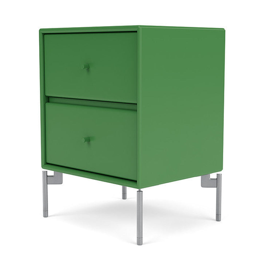 Montana Drift Drawer Module With Legs, Parsley/Matt Chrome