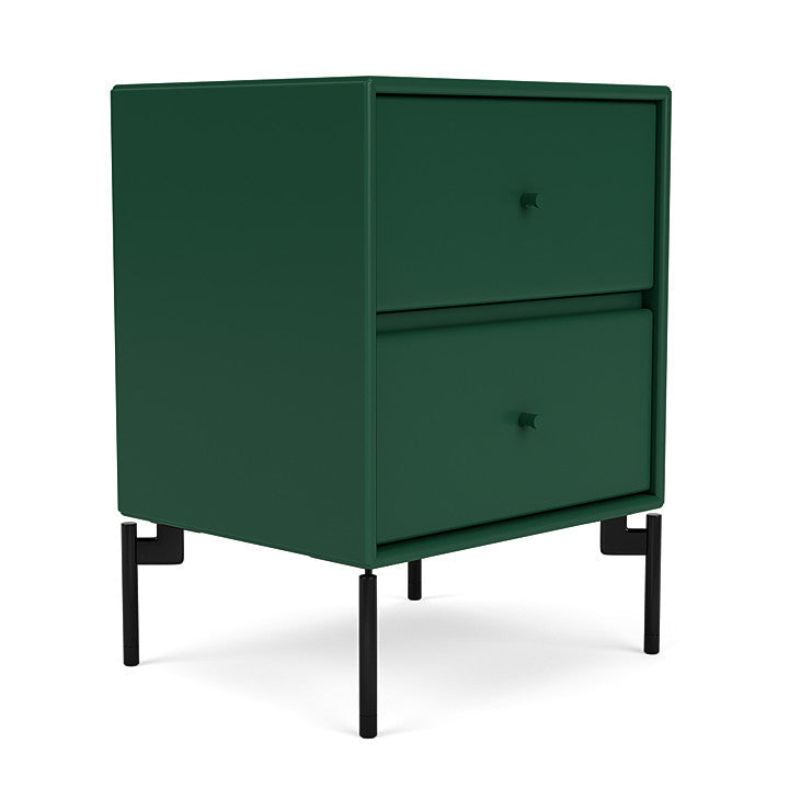 Montana Drift Drawer Module With Legs, Pine/Black