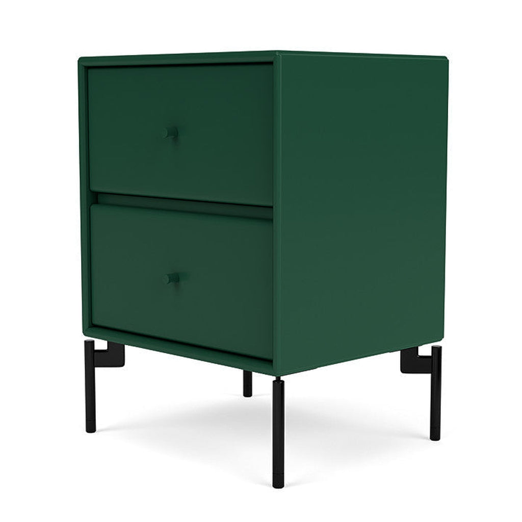 Montana Drift Drawer Module With Legs, Pine/Black