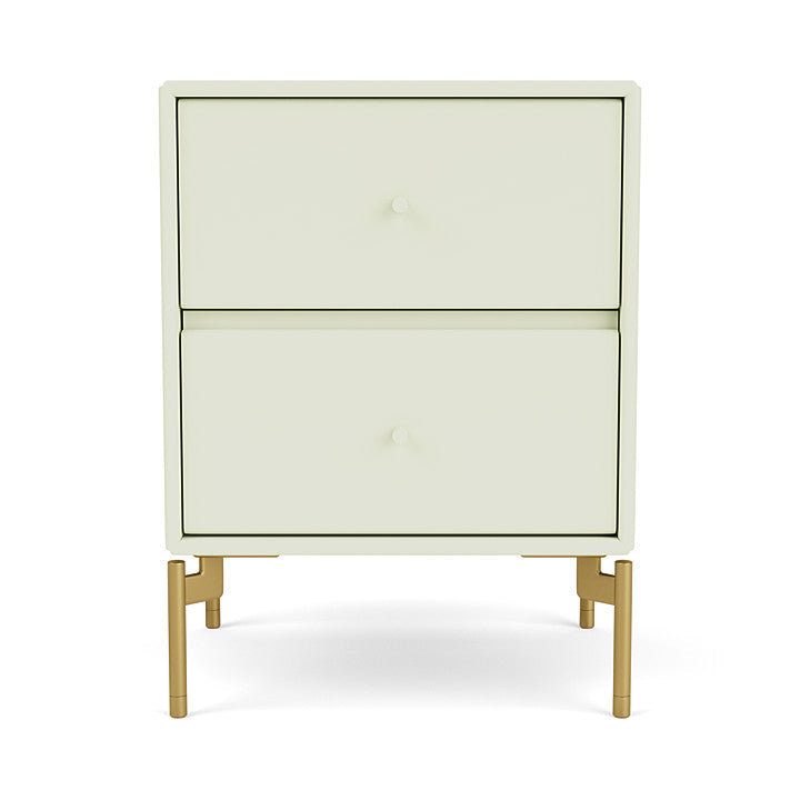 Montana Drift Drawer Module With Legs, Pomelo/Brass