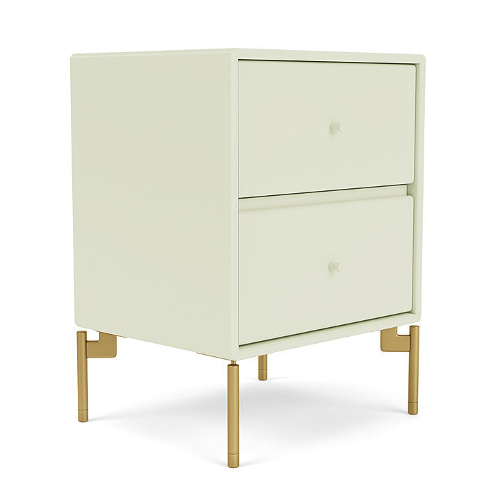 Montana Drift Drawer Module With Legs, Pomelo/Brass