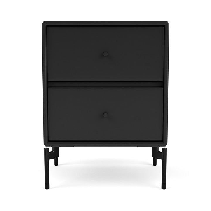 Montana Drift Drawer Module With Legs, Black/Black