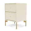 Montana Drift Drawer Module With Legs, Vanilla/Brass