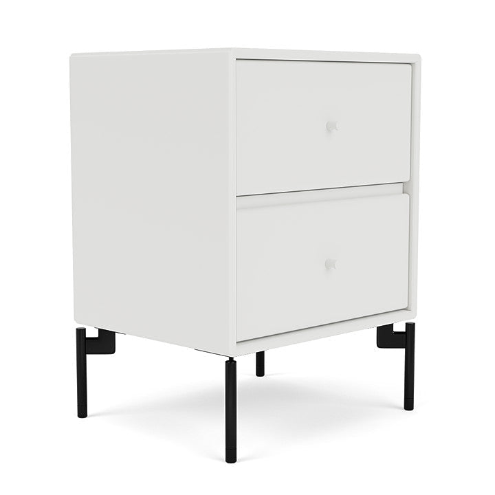 Montana Drift Drawer Module With Legs, White/Black