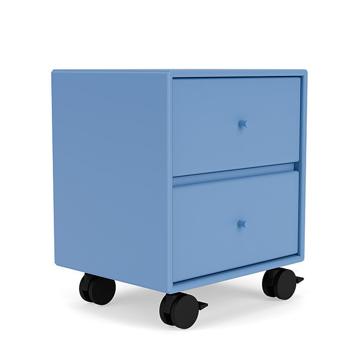 Montana Drift Drawer Module With Castors, Azure Blue