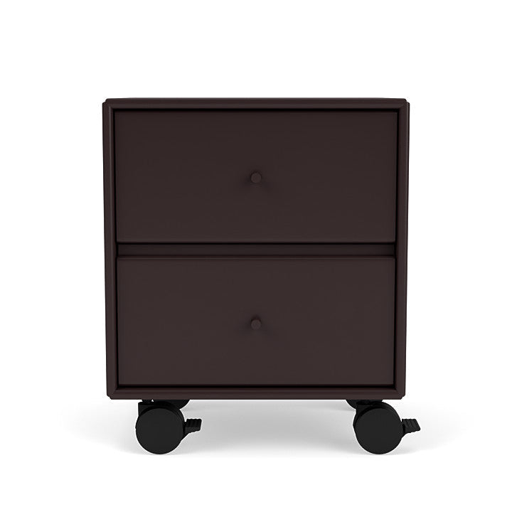 Montana Drift Drawer Module With Castors, Balsamic Brown