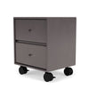 Montana Drift Drawer Module With Castors, Coffee Brown