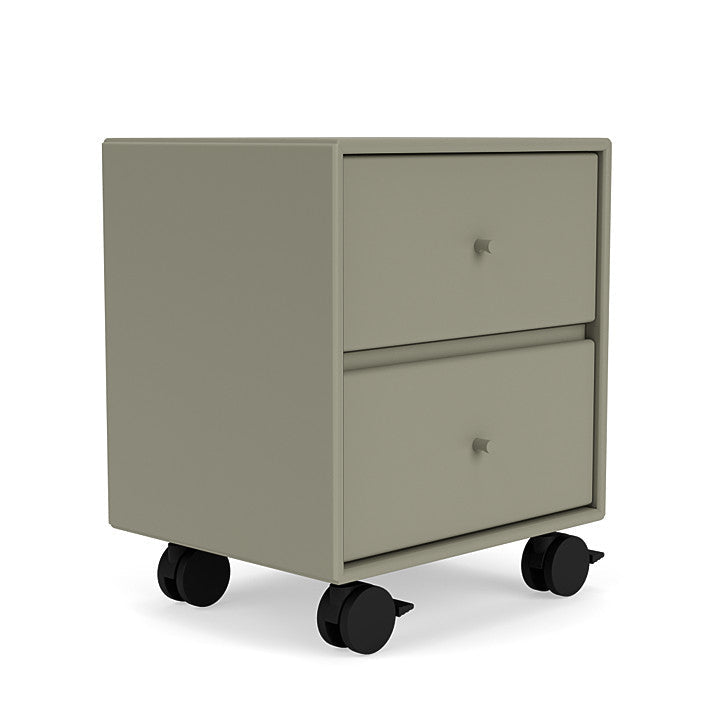 Montana Drift Drawer Module With Castors, Fennel Green