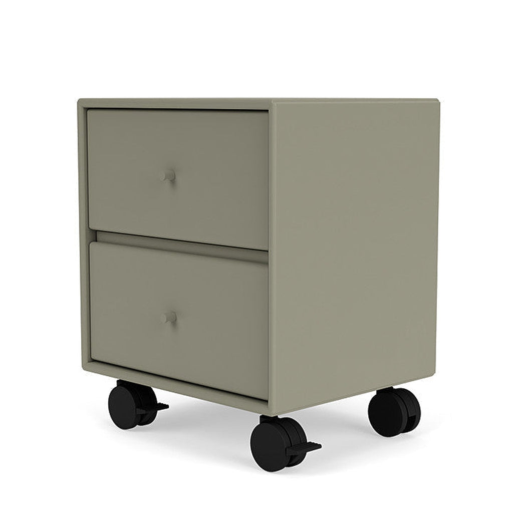 Montana Drift Drawer Module With Castors, Fennel Green