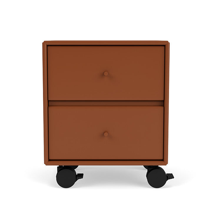 Montana Drift Drawer Module With Castors, Hazelnut Brown