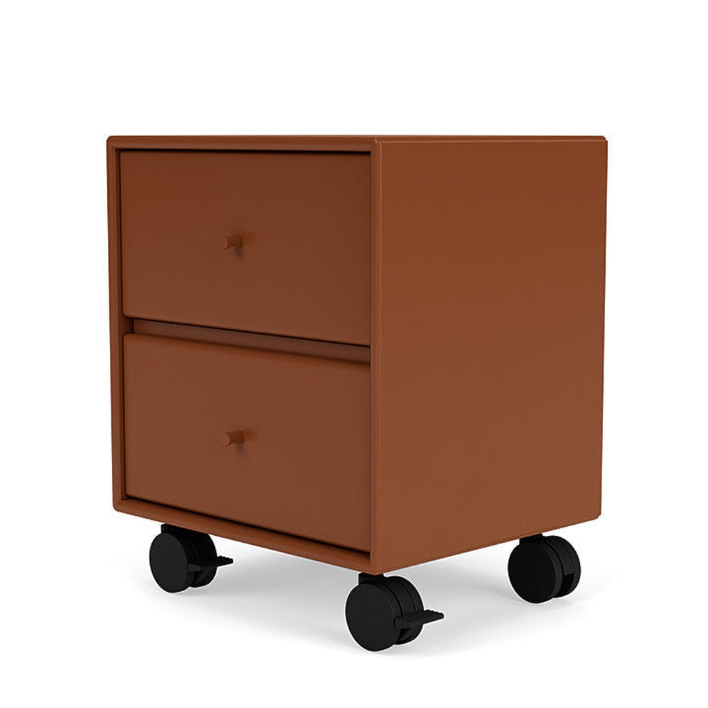 Montana Drift Drawer Module With Castors, Hazelnut Brown