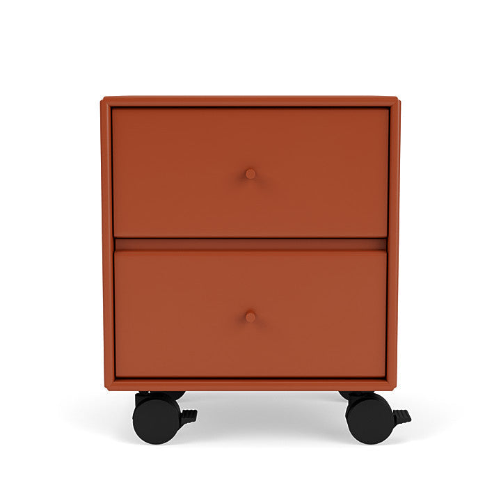 Montana Drift Drawer Module With Castors, Hokkaido Brown