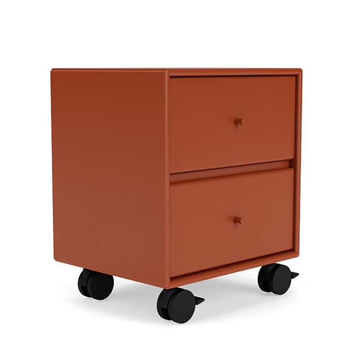 Montana Drift Drawer Module With Castors, Hokkaido Brown