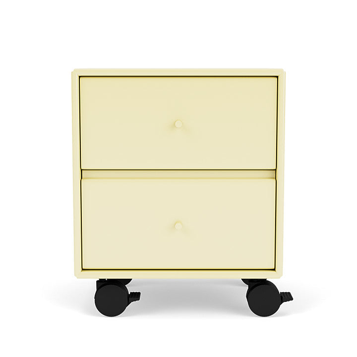 Montana Drift Drawer Module With Castors, Chamomile Yellow