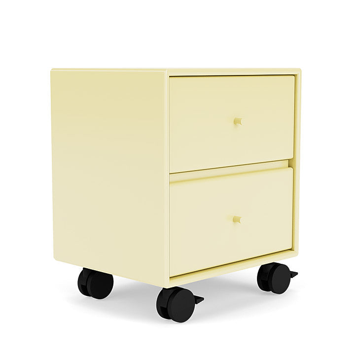 Montana Drift Drawer Module With Castors, Chamomile Yellow