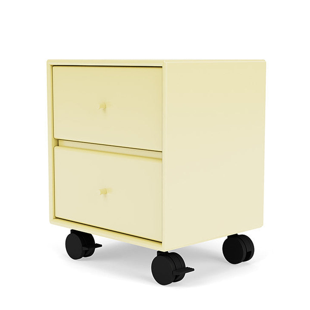 Montana Drift Drawer Module With Castors, Chamomile Yellow