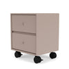 Montana Drift Drawer Module With Castors, Mushroom Brown