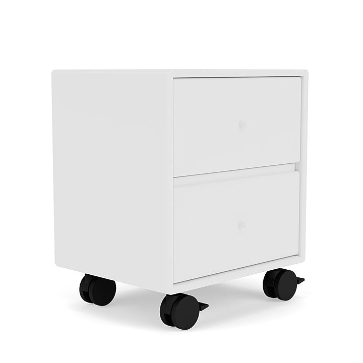 Montana Drift Drawer Module With Castors, New White