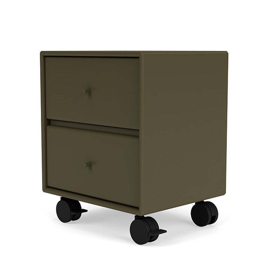 Montana Drift Drawer Module With Castors, Oregano Green