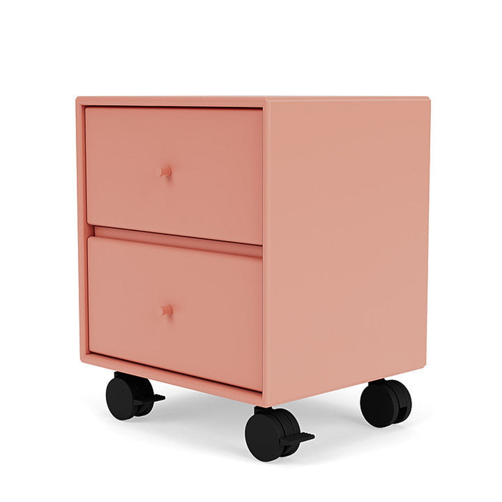 Montana Drift Drawer Module With Castors, Rhubarb Red