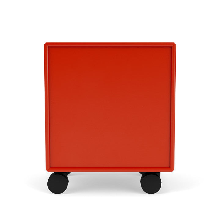 Montana Drift Drawer Module With Castors, Rosehip Red