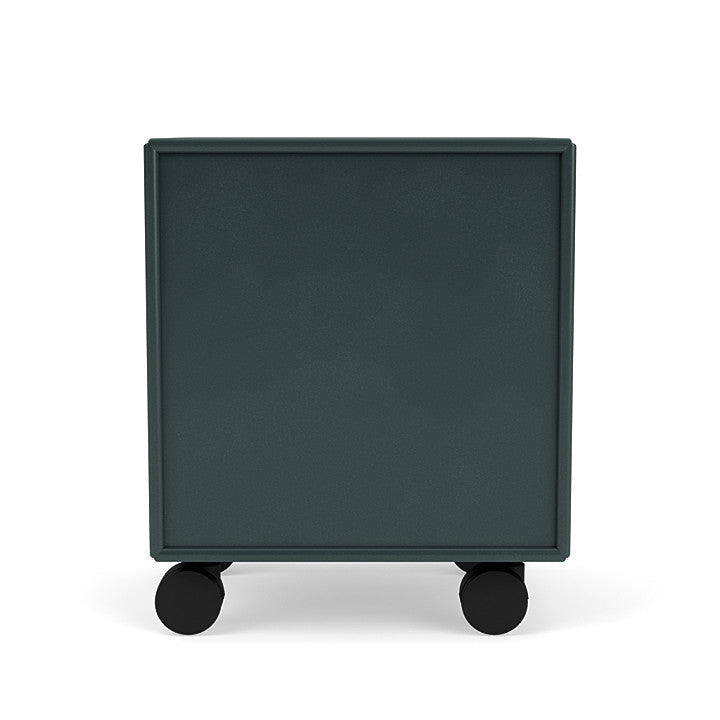 Montana Drift Drawer Module With Castors, Black Jade