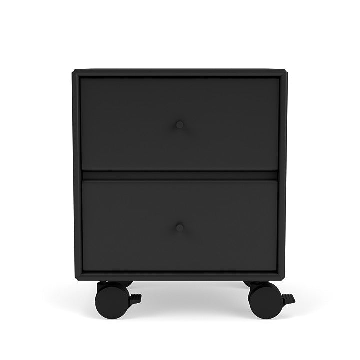 Montana Drift Drawer Module With Castors, Black