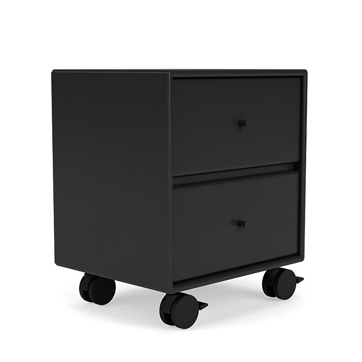 Montana Drift Drawer Module With Castors, Black