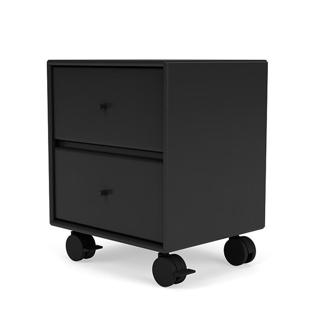 Montana Drift Drawer Module With Castors, Black