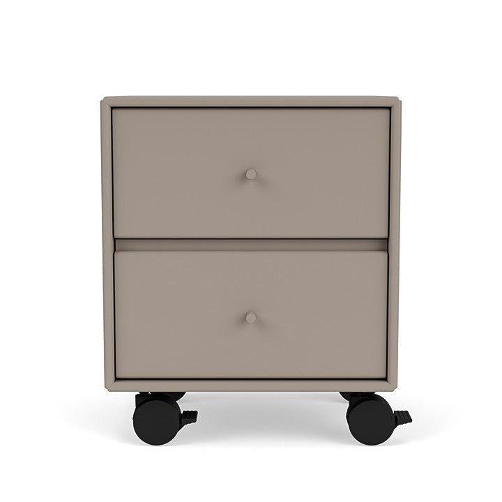 Montana Drift Drawer Module With Castors, Truffle Grey