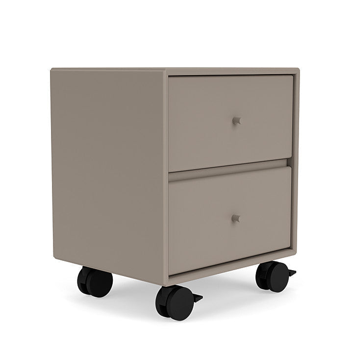 Montana Drift Drawer Module With Castors, Truffle Grey