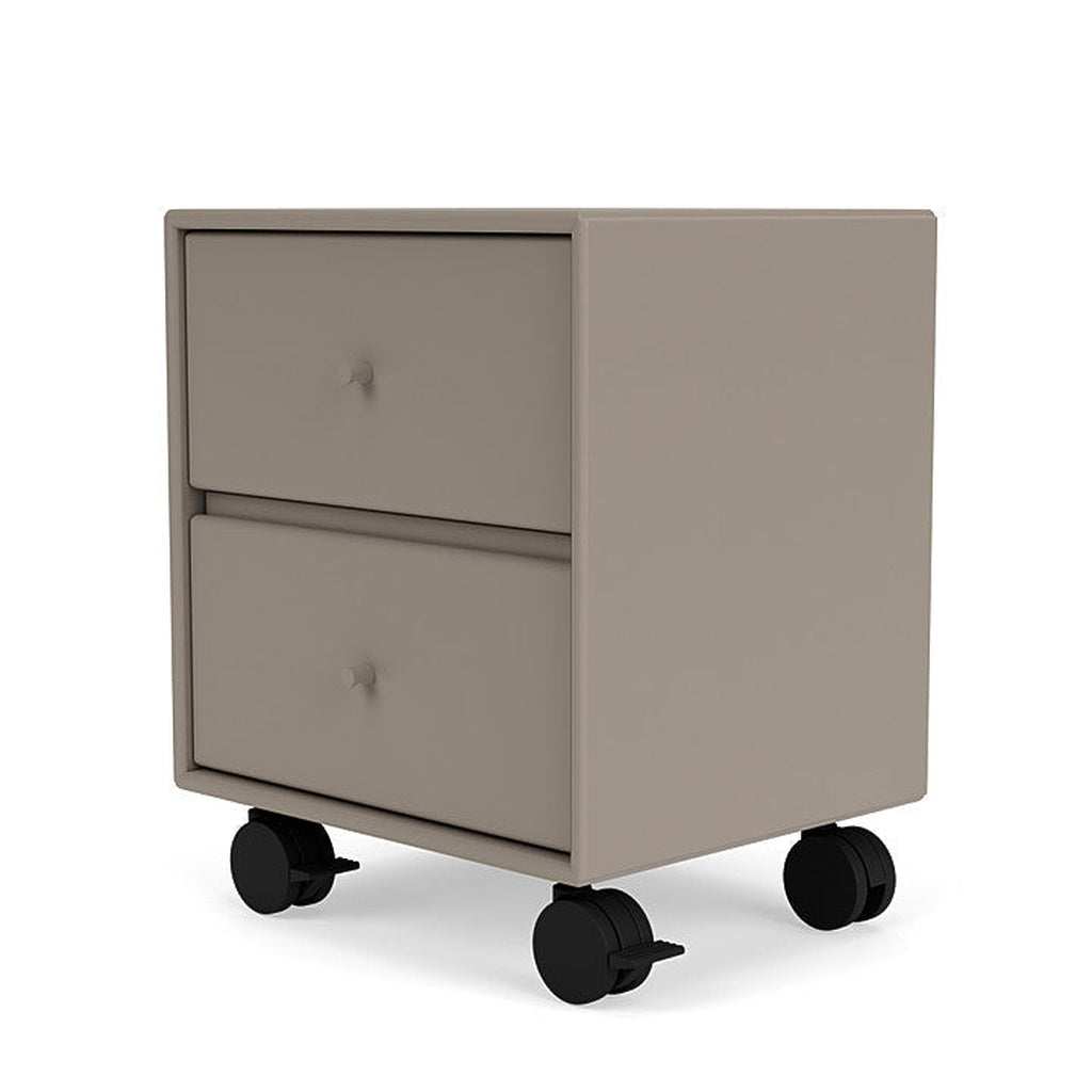 Montana Drift Drawer Module With Castors, Truffle Grey