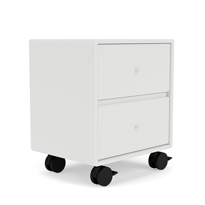 Montana Drift Drawer Module With Castors, White