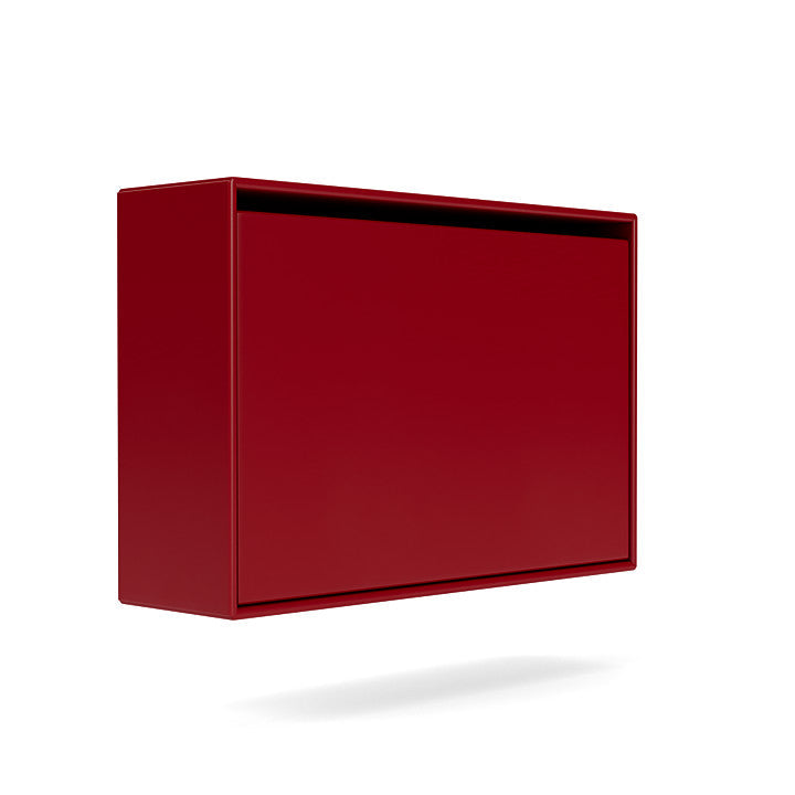 Montana Hide Shoe Cabinet, Beetroot Red