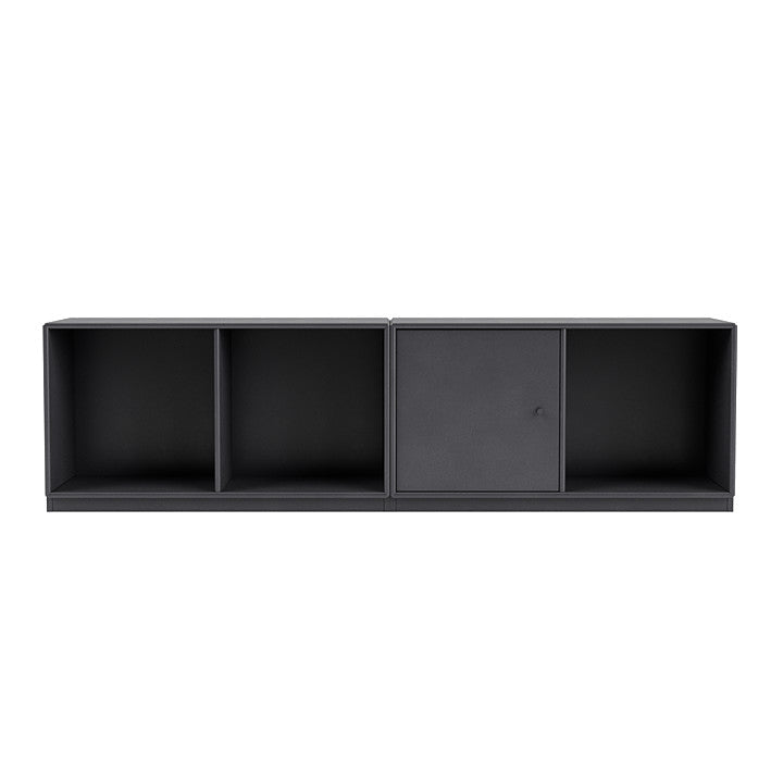 Montana Line Sideboard With 3 Cm Plinth, Carbon Black