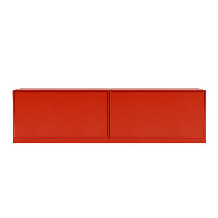 Montana Line Sideboard With 3 Cm Plinth, Rosehip Red