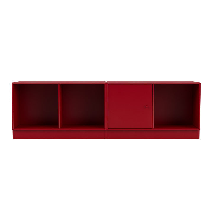 Montana Line Sideboard With 7 Cm Plinth, Beetroot Red