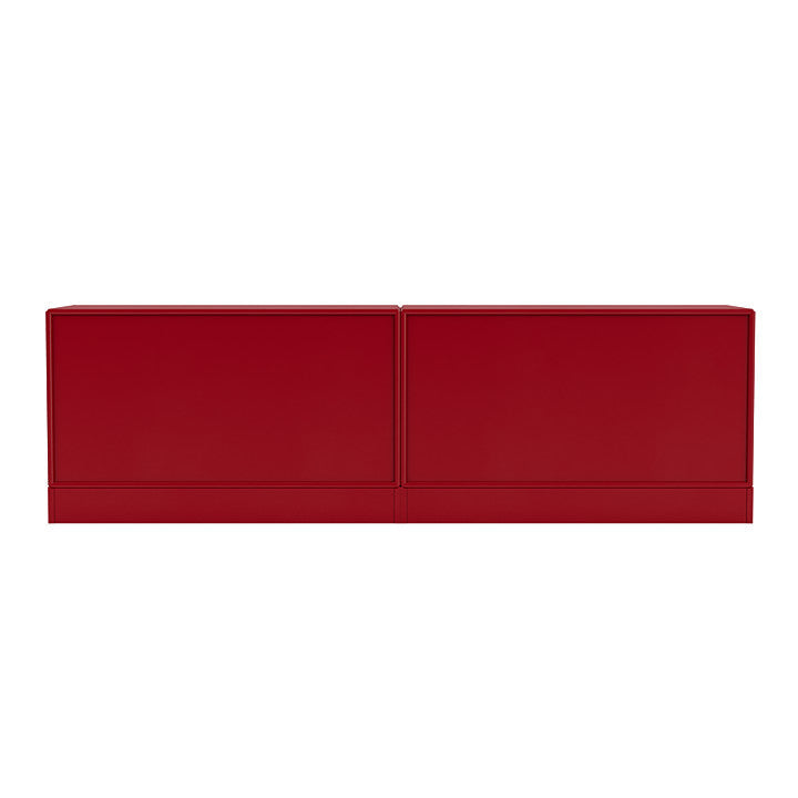 Montana Line Sideboard With 7 Cm Plinth, Beetroot Red