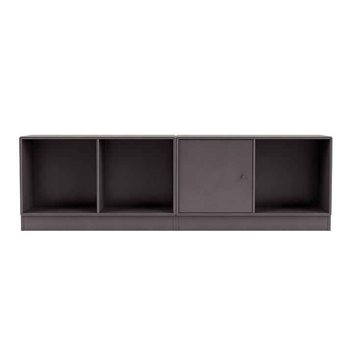 Montana Line Sideboard With 7 Cm Plinth, Coffee Brown