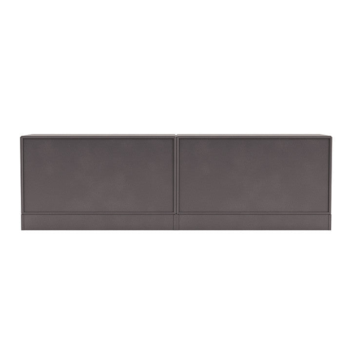 Montana Line Sideboard With 7 Cm Plinth, Coffee Brown