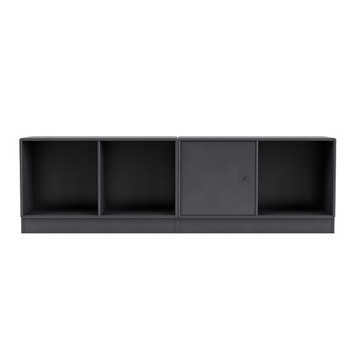 Montana Line Sideboard With 7 Cm Plinth, Carbon Black