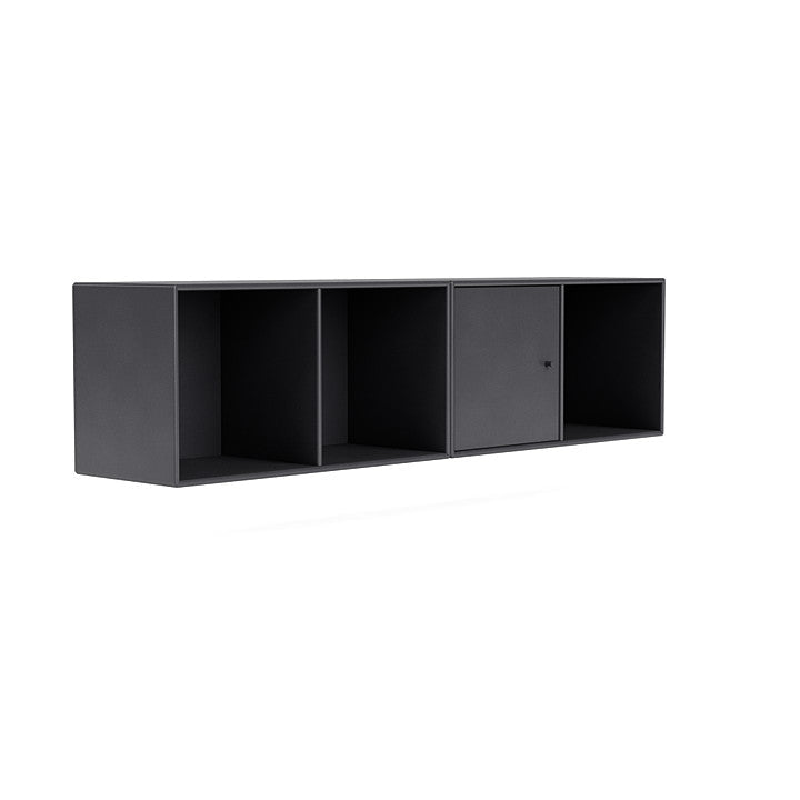 Montana Line Sideboard With Suspension Rail, Carbon Black