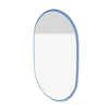 Montana Look Oval Mirror With Suspension Rail, Azure Blue